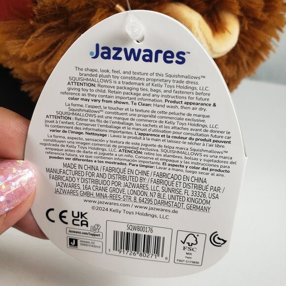 Harry Potter Gryffindor Lion Squishmallows 8" Stuffed Plush Toy 2024 NWT - Picture 13 of 16